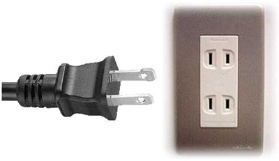 Japanese Type A electrical outlet
